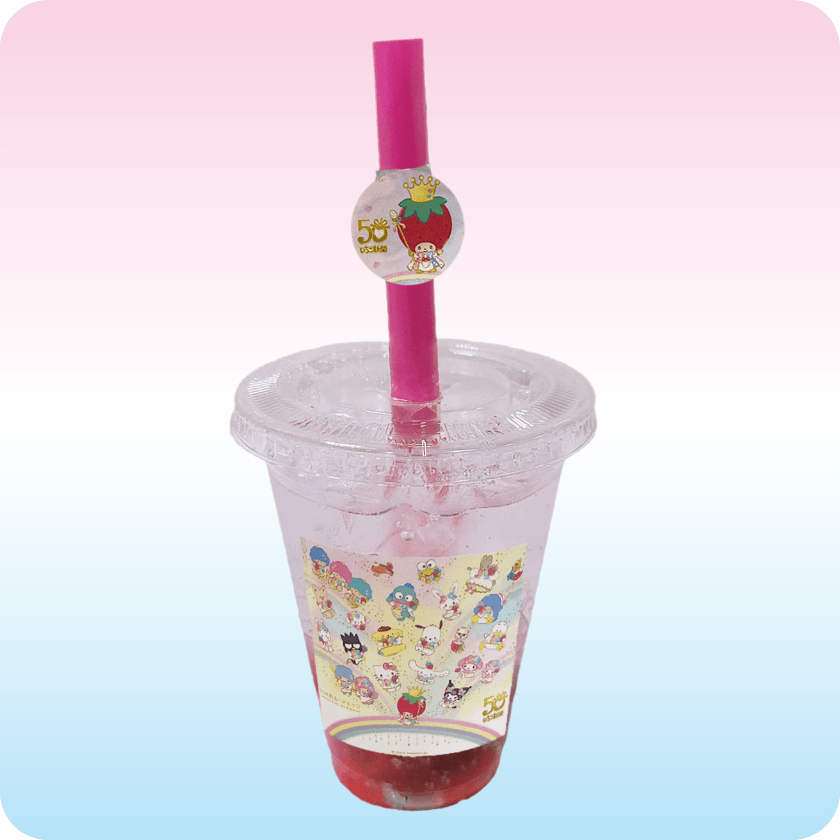 いちご新聞50周年ソーダドリンク 800円 (税込み)